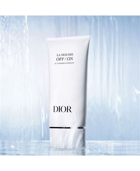 dior la mousse off/on|dior facial cleansing lotion.